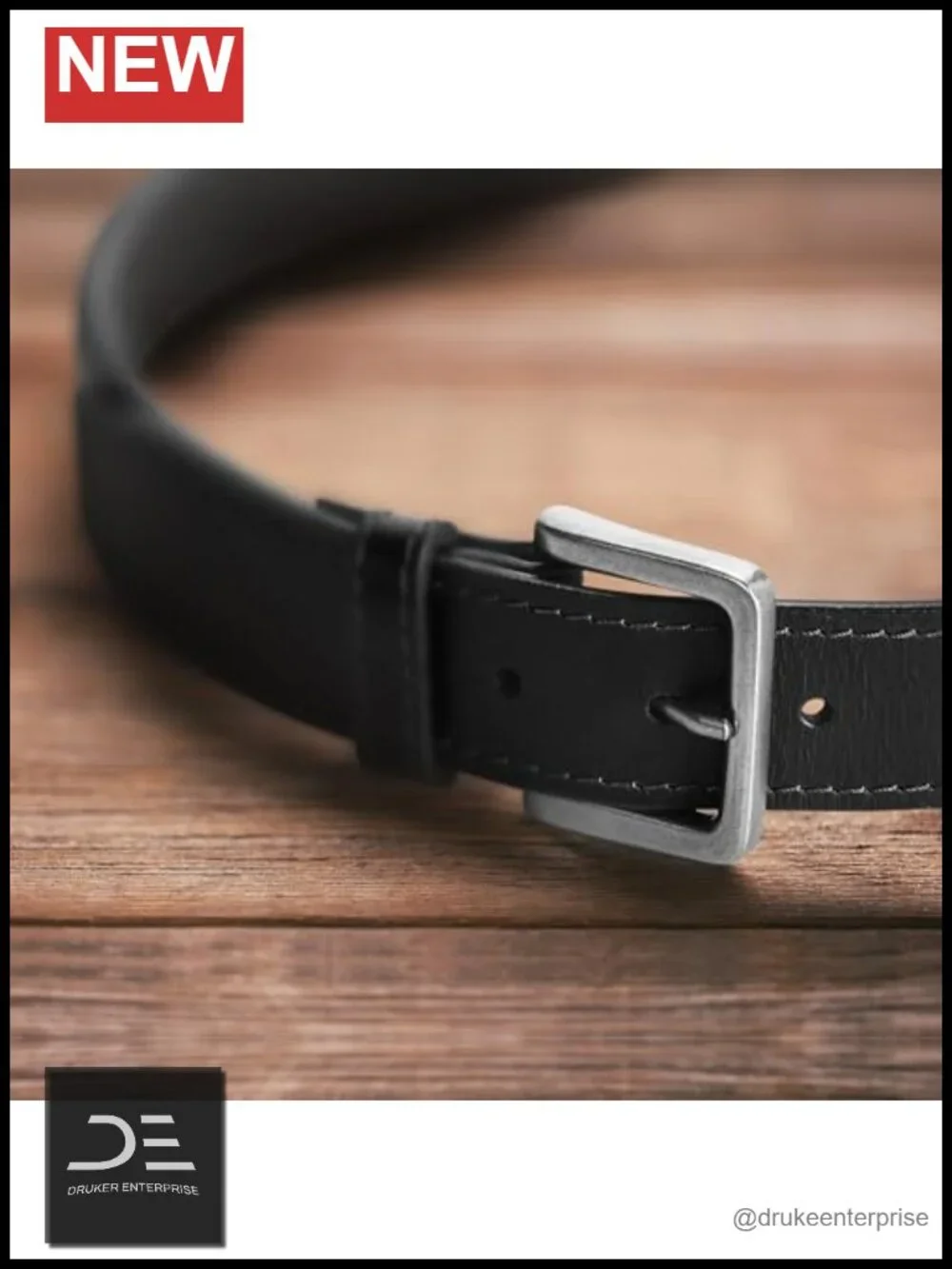 Genuine Leather Western Belt, Square Buckle, Casual Dress Belt for Men